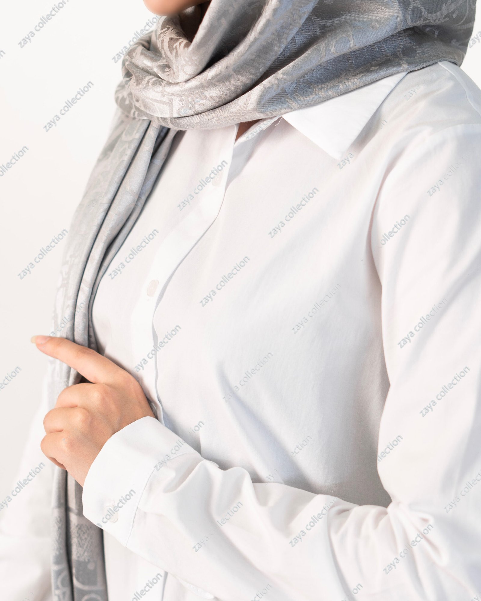 شومیز ترک سفید - تصویر 3