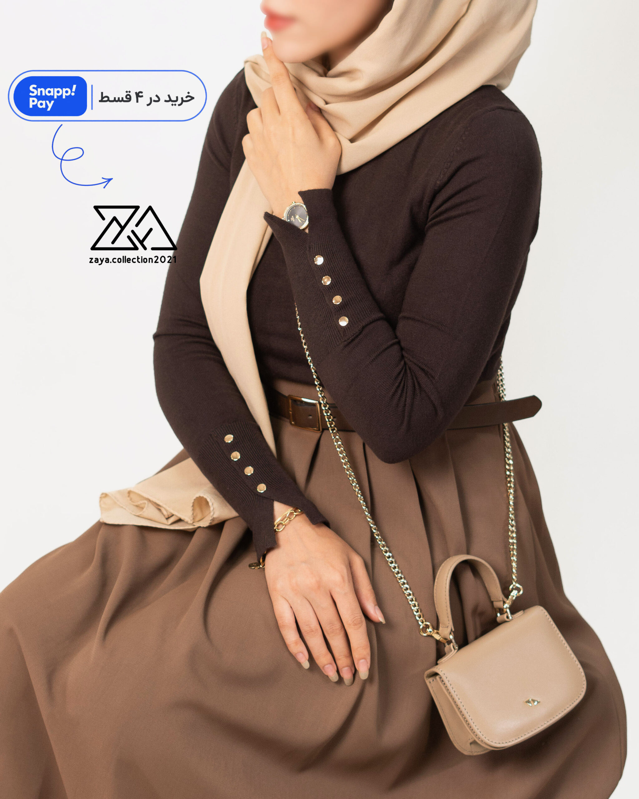 دلوین یقه گرد - تصویر 2